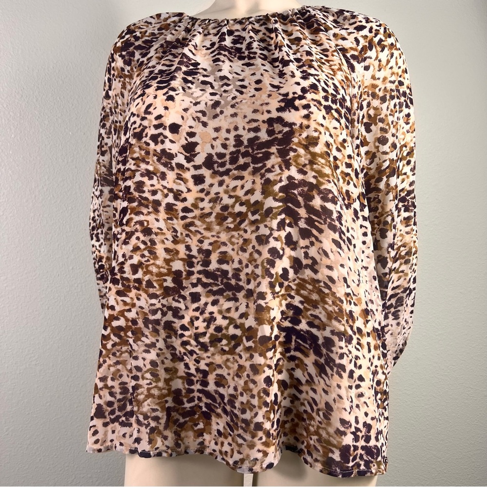 Calvin Klein Animal Print Blouse